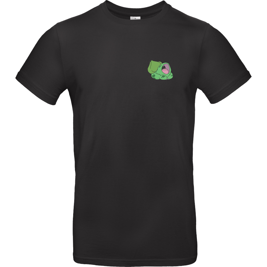 #Soilpunk #001 - Green Dino T-Shirt B&C EXACT 190 - Schwarz