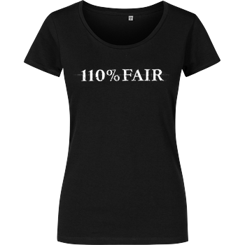 110% FAIR Damenshirt schwarz