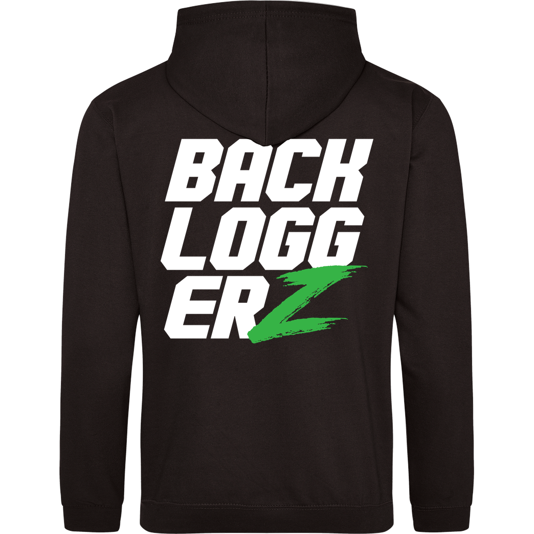 Backloggerz BackloggerZ - Pocket Sweatshirt JH Hoodie - Schwarz