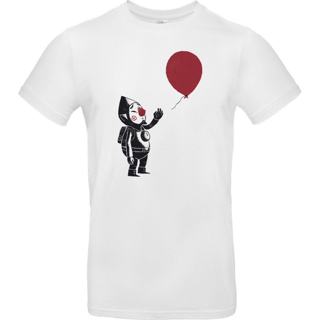 Louis Roskosch Balloon Fairy T-Shirt B&C EXACT 190 - Weiß