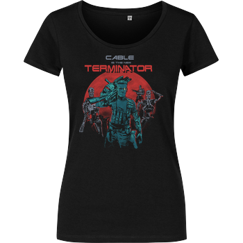 Cable Terminator Damenshirt schwarz