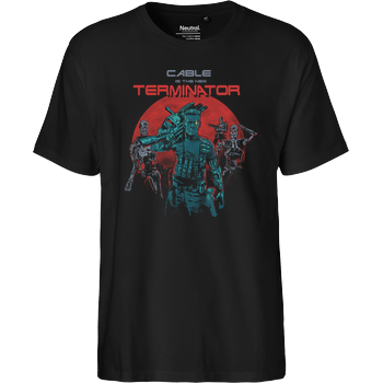Cable Terminator Fairtrade T-Shirt - schwarz