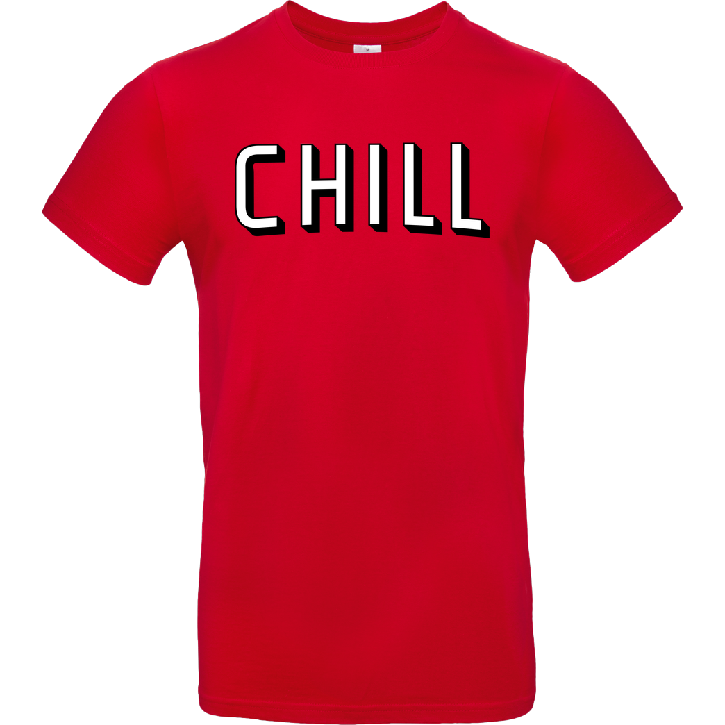 3dsupply Original Chill T-Shirt B&C EXACT 190 - Rot