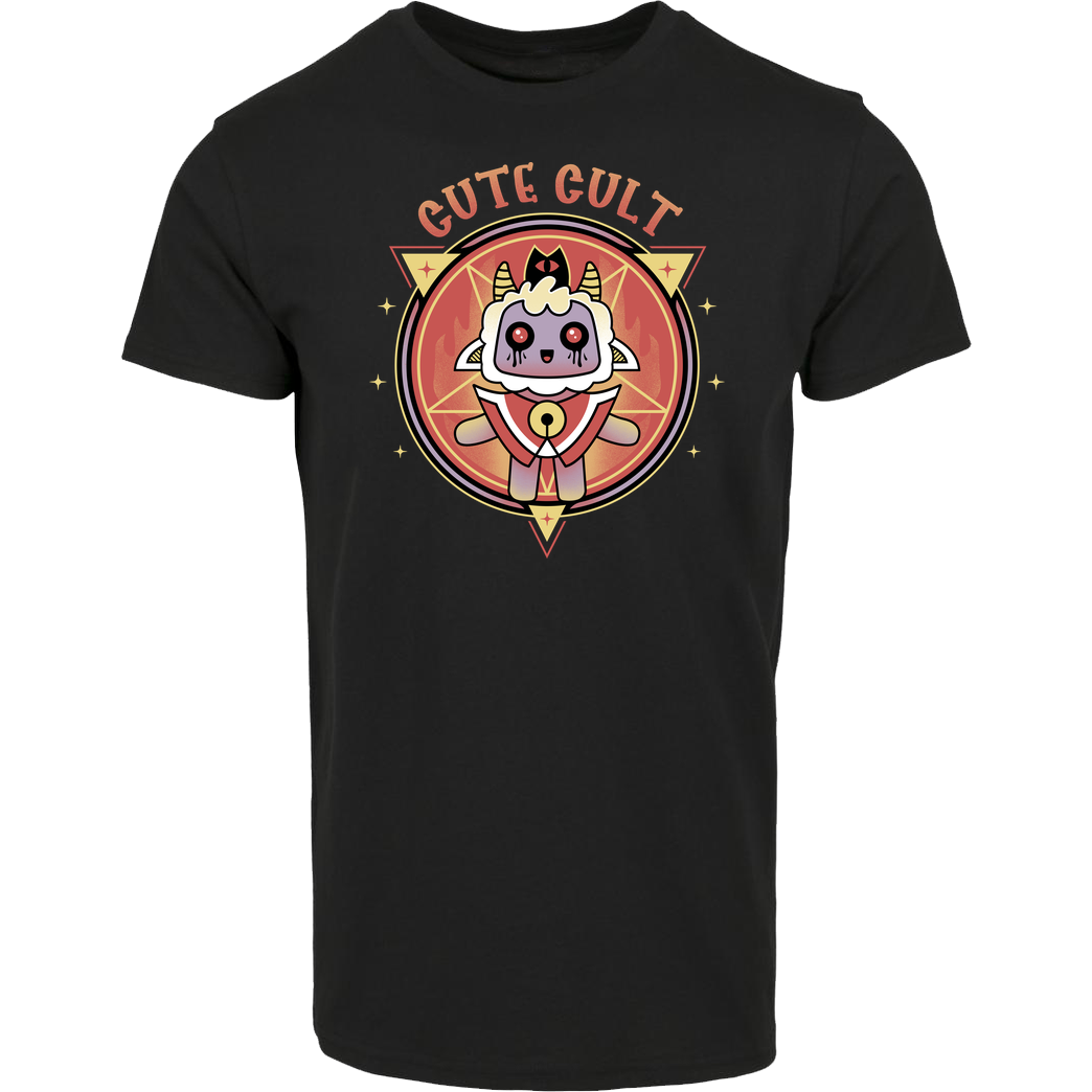 Logozaste Cutest Cult T-Shirt Hausmarke T-Shirt  - Schwarz