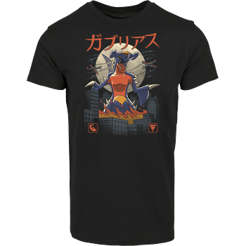 Dragon Ground Kaiju Hausmarke T-Shirt  - Schwarz