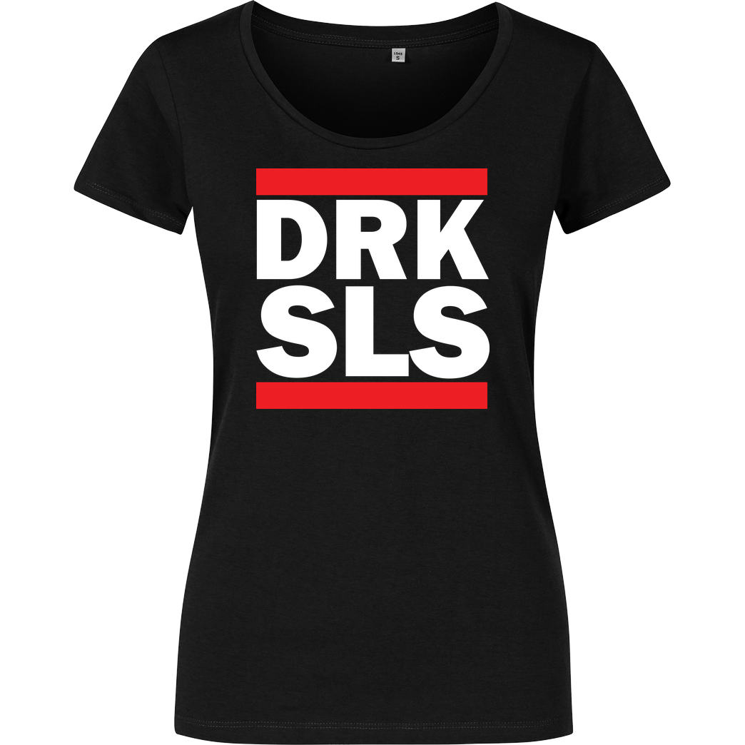 Backloggerz DRK SLS T-Shirt Damenshirt schwarz