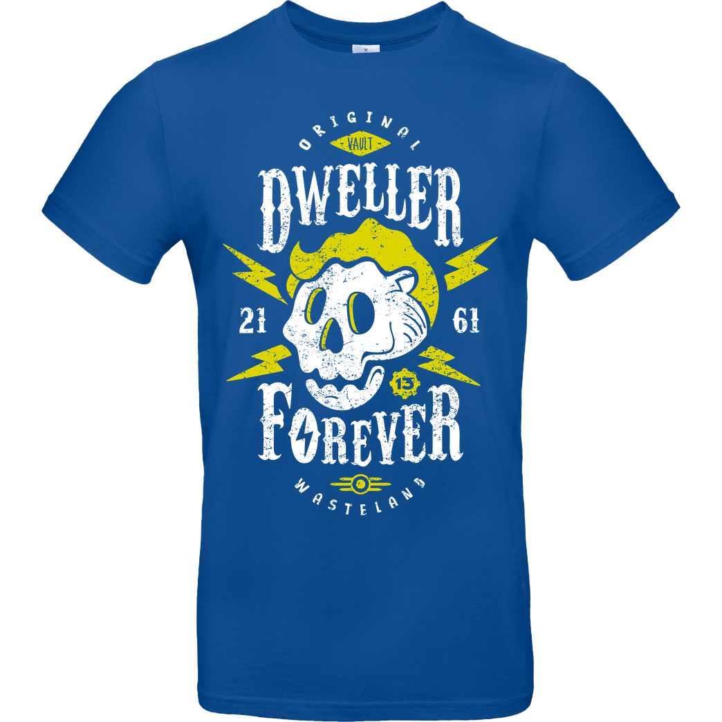 OlipopArt Dweller Forever T-Shirt B&C EXACT 190 - Royal