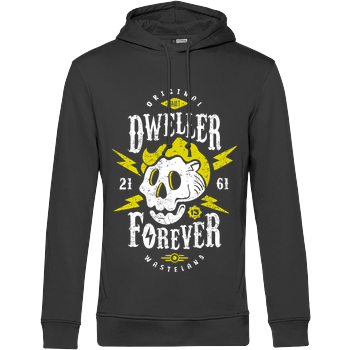 Dweller Forever B&C HOODED INSPIRE - schwarz