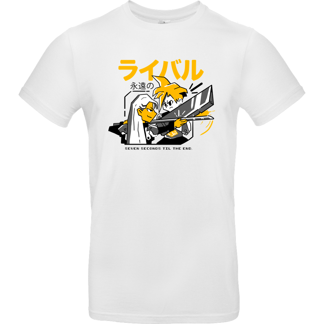 sketchdemao Eternal Rivals T-Shirt B&C EXACT 190 - Weiß
