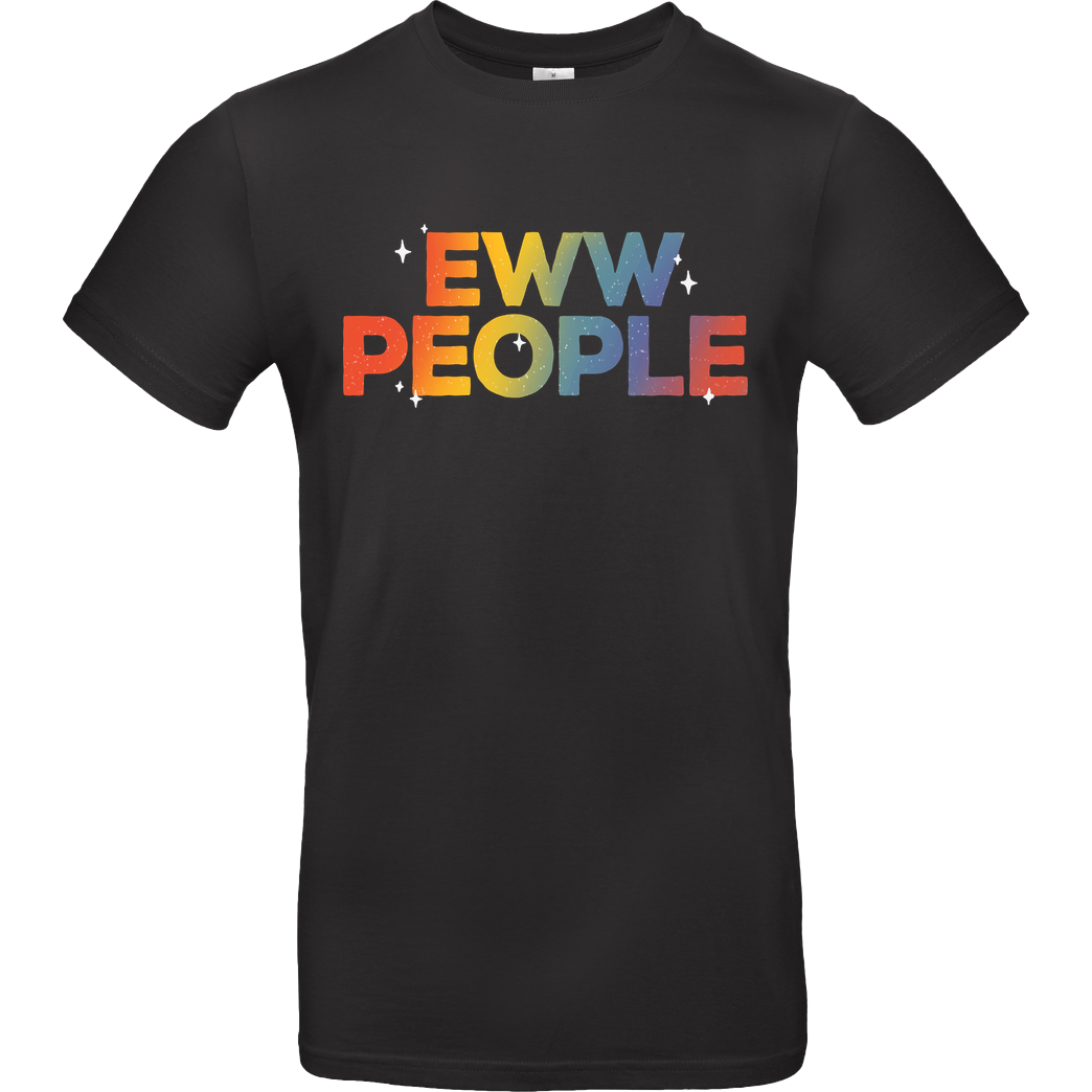 BlancaVidal Eww People T-Shirt B&C EXACT 190 - Schwarz