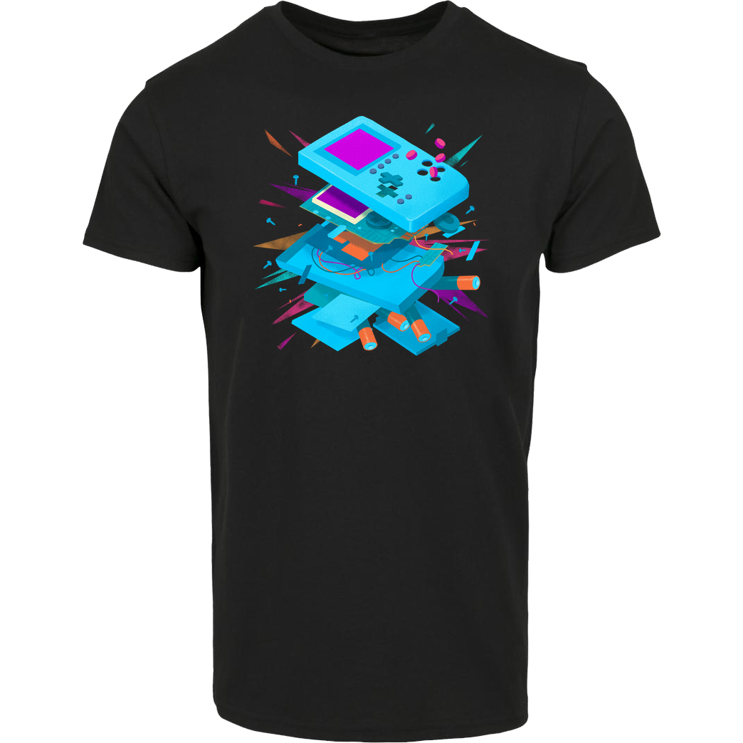 Luma_Colors Explosive game T-Shirt Hausmarke T-Shirt  - Schwarz