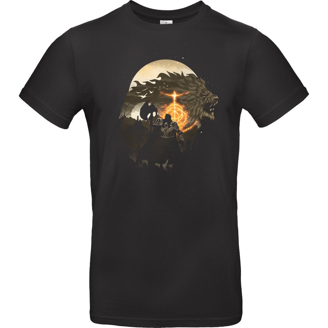 Dandingeroz Godfrey Night T-Shirt B&C EXACT 190 - Schwarz