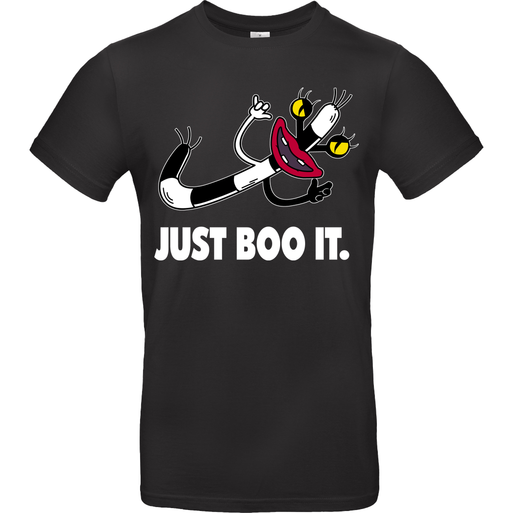 Raffiti Design Just Boo It! T-Shirt B&C EXACT 190 - Schwarz