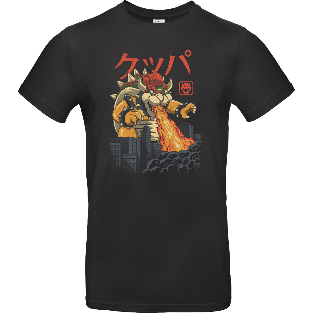 Vincent Trinidad Koopa Kaiju T-Shirt B&C EXACT 190 - Schwarz
