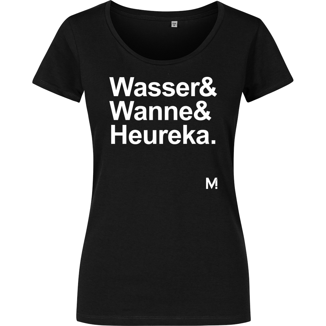 Methodisch inkorrekt! Methodisch inkorrekt - Wasser, Wanne... T-Shirt Damenshirt schwarz