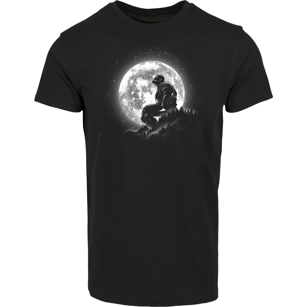 Fanfreak Moonlight Iron T-Shirt Hausmarke T-Shirt  - Schwarz