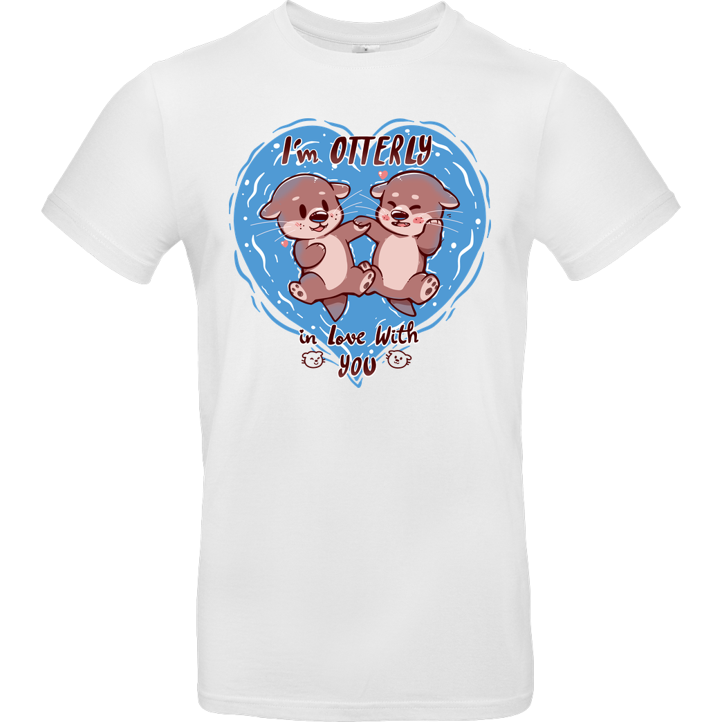 TechraNova Otterly in Love T-Shirt B&C EXACT 190 - Weiß