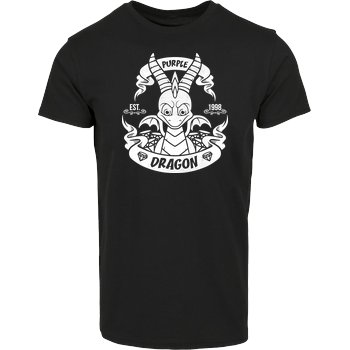 Purple Dragon Hausmarke T-Shirt  - Schwarz