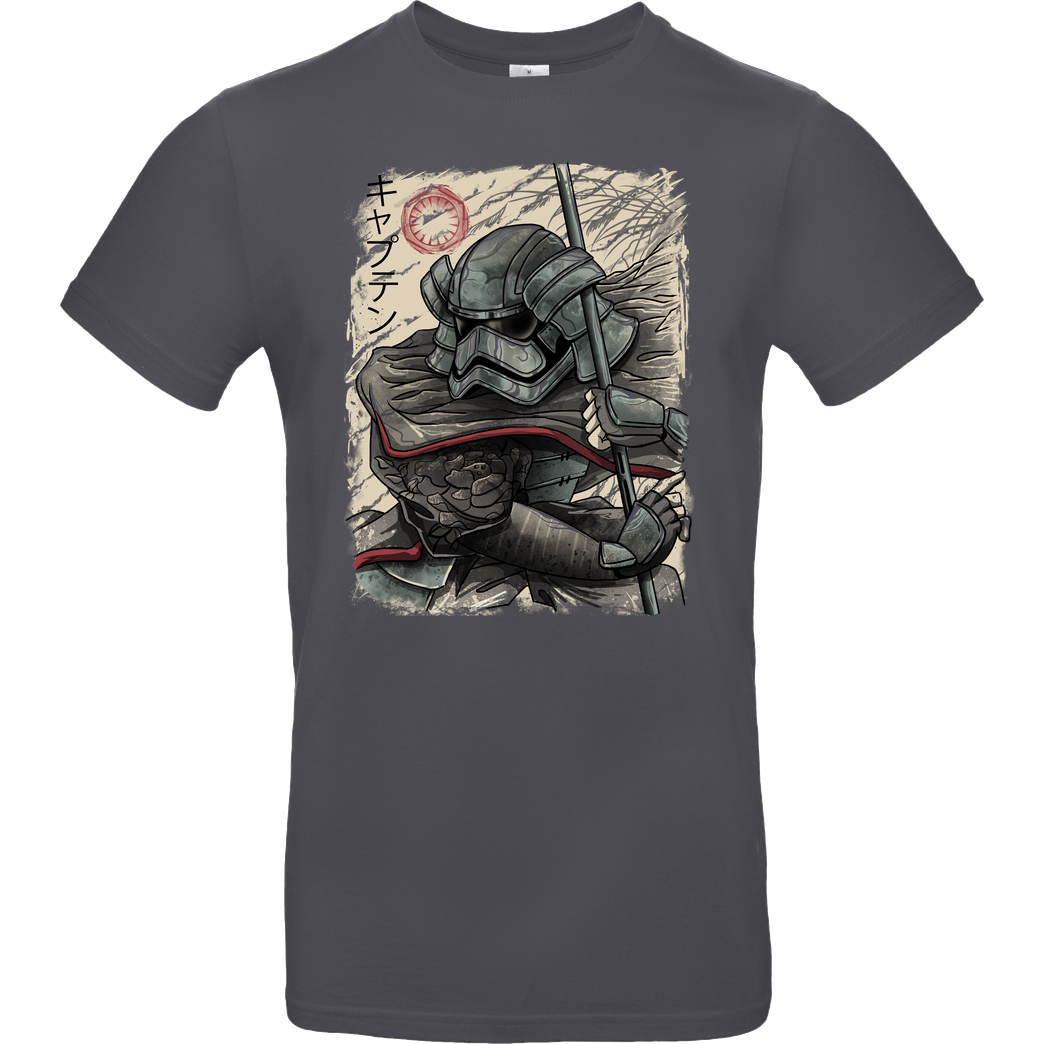 Vincent Trinidad Samurai Captain T-Shirt B&C EXACT 190 - Dark Grey