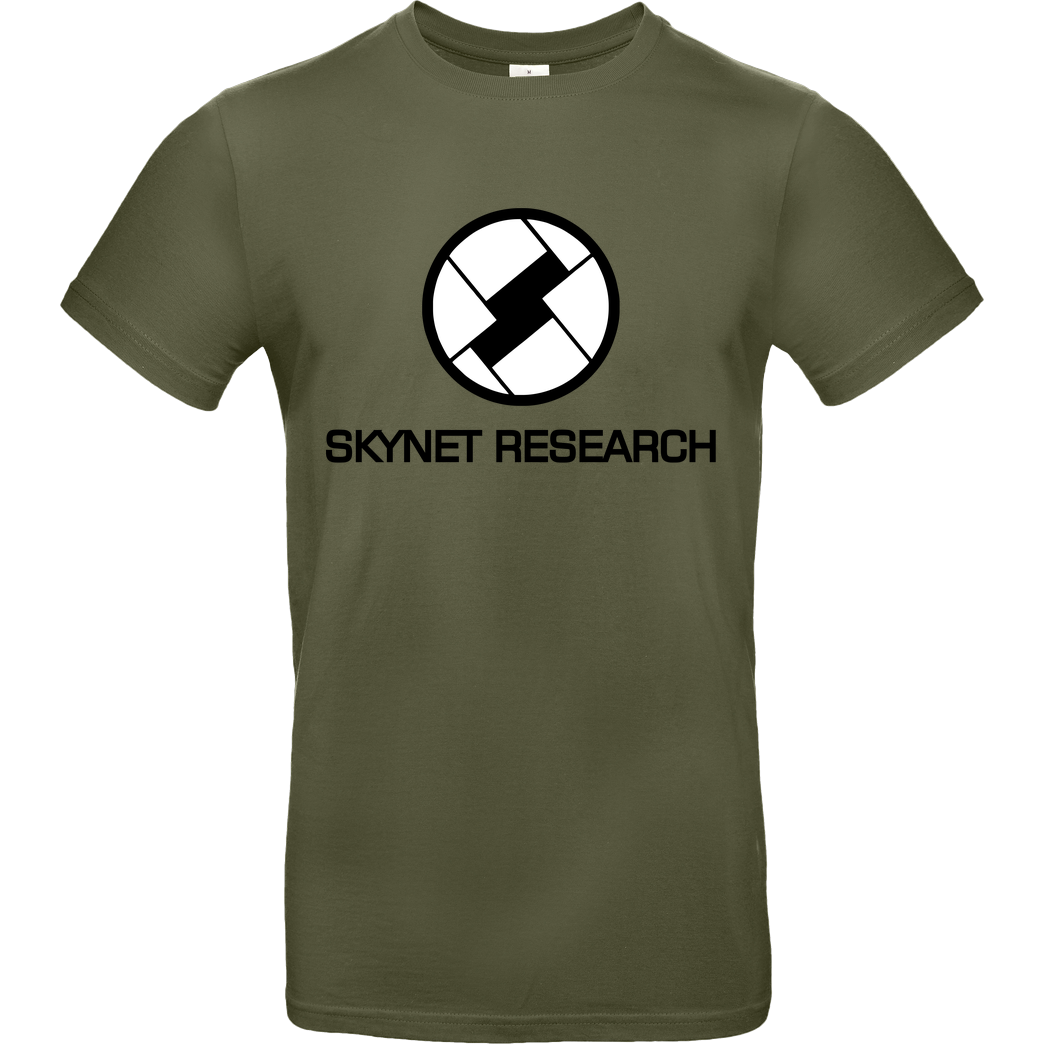 None Skynet Research T-Shirt B&C EXACT 190 - Khaki
