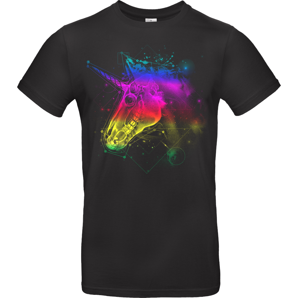 Rico Mambo Space Unicorn color T-Shirt B&C EXACT 190 - Schwarz