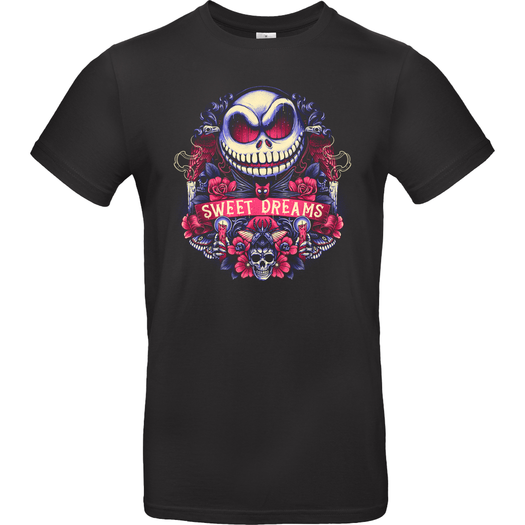 glitchygorilla Symbol of Nightmares T-Shirt B&C EXACT 190 - Schwarz