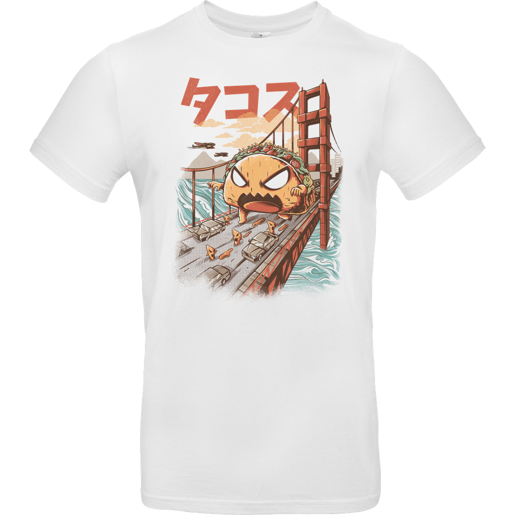 Ilustrata Takaiju T-Shirt B&C EXACT 190 - Weiß