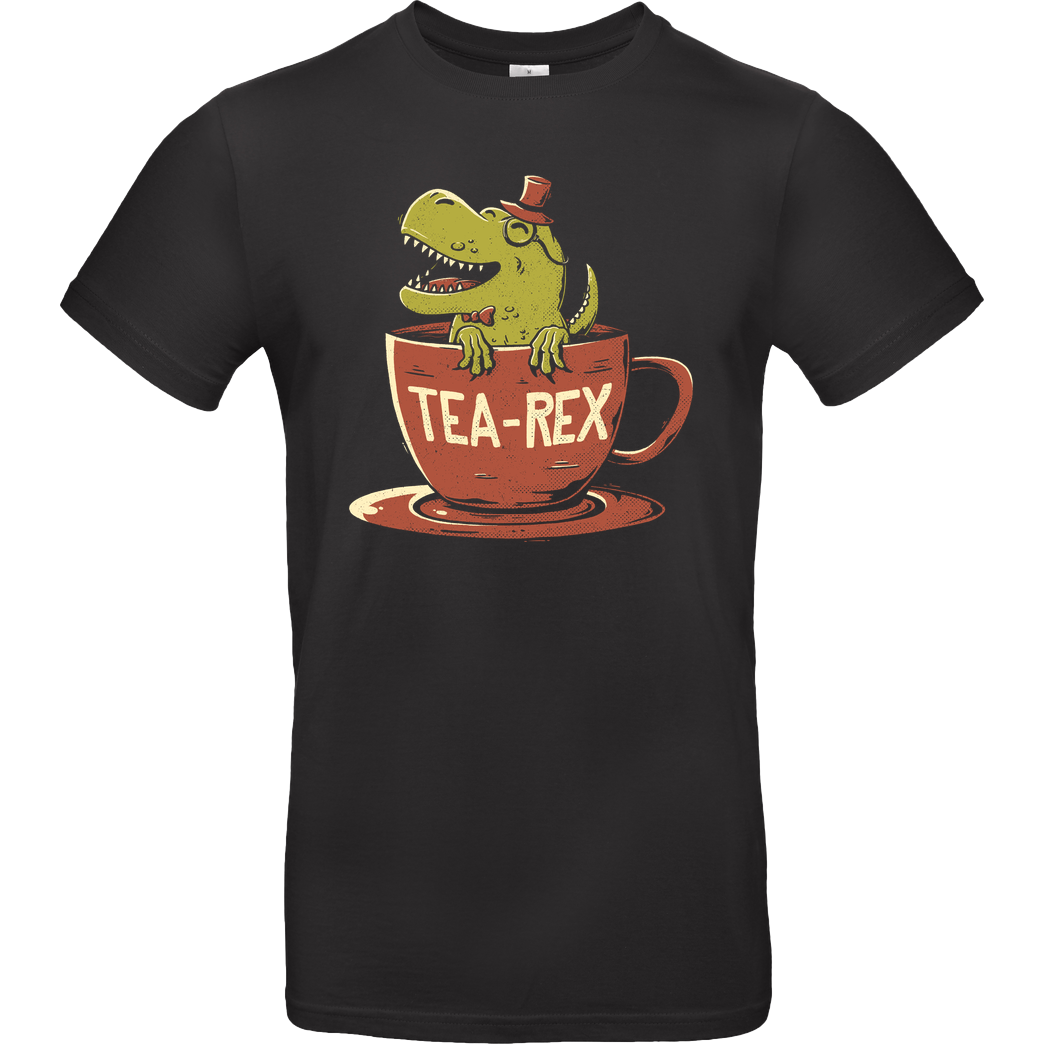 EduEly Tea-Rex T-Shirt B&C EXACT 190 - Schwarz