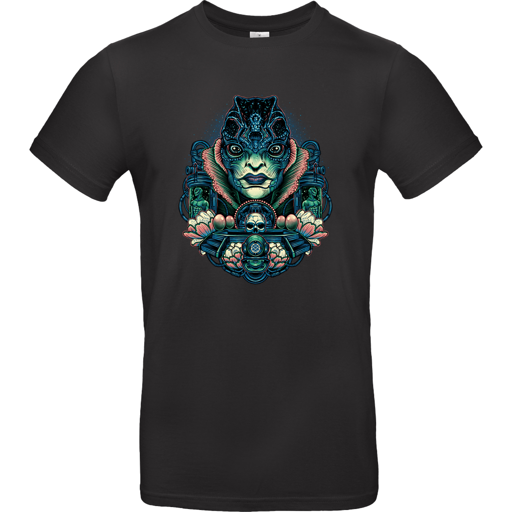 glitchygorilla The Kind Amphibian T-Shirt B&C EXACT 190 - Schwarz