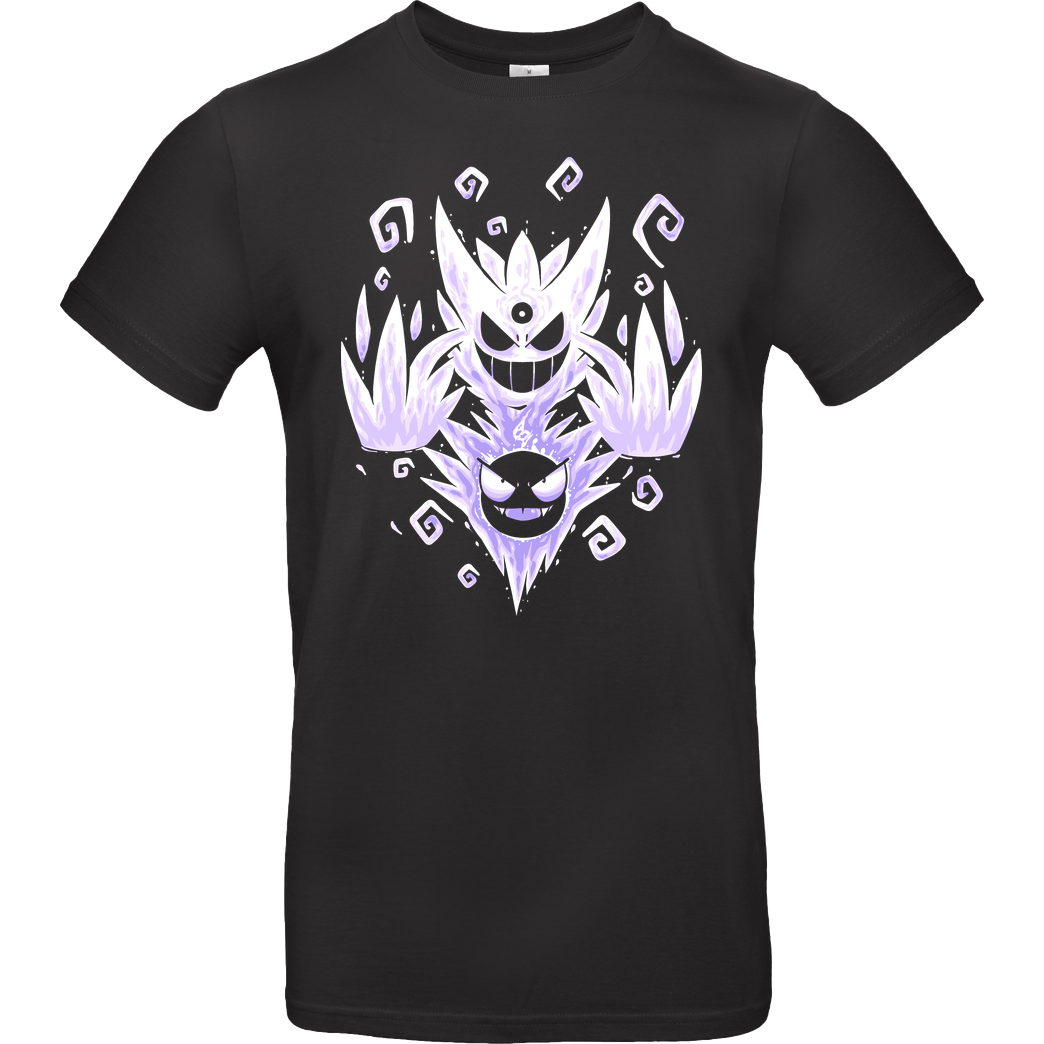 TechraNova The Mega Ghost Within T-Shirt B&C EXACT 190 - Schwarz