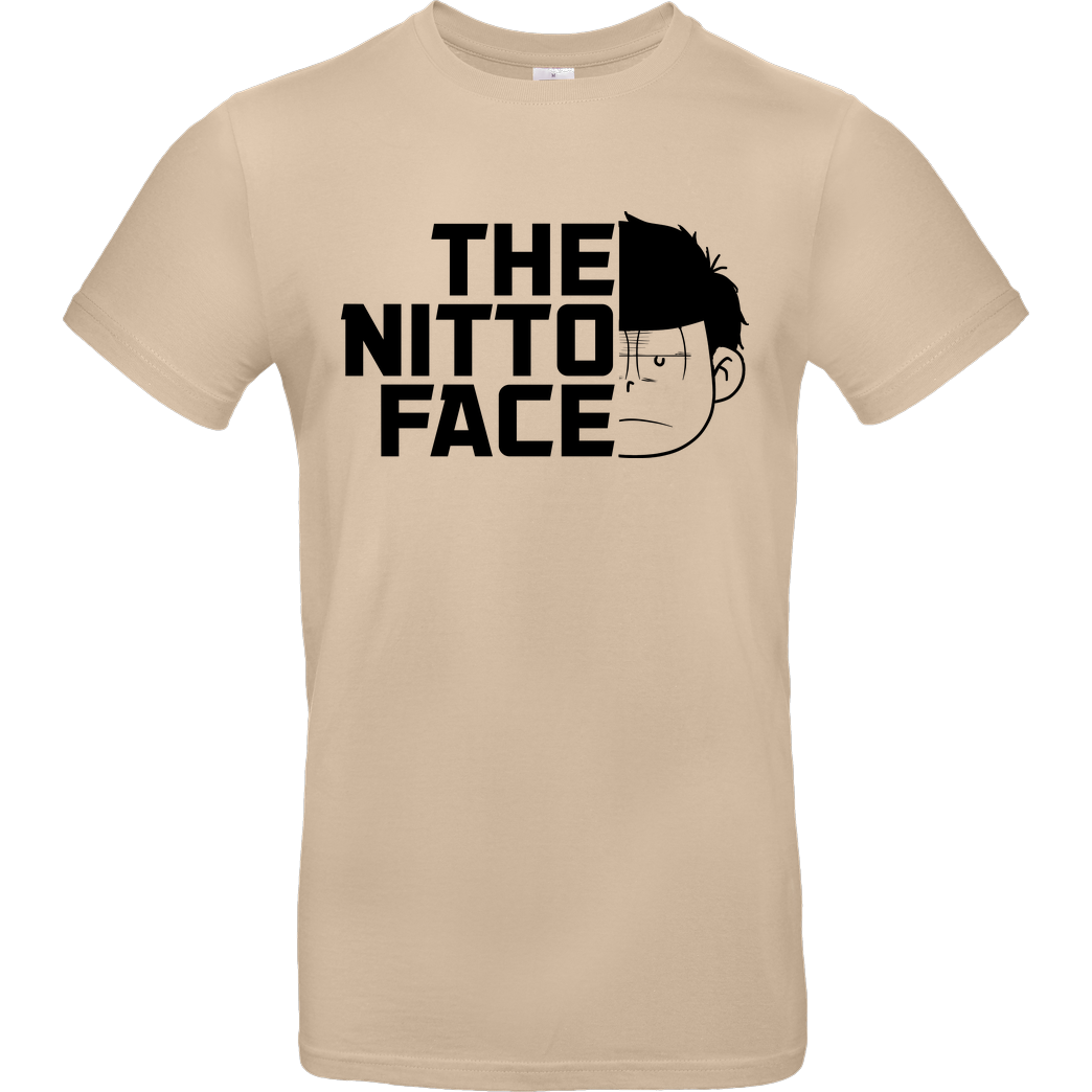 PsychoDelicia The Nitto Face T-Shirt B&C EXACT 190 - Sand