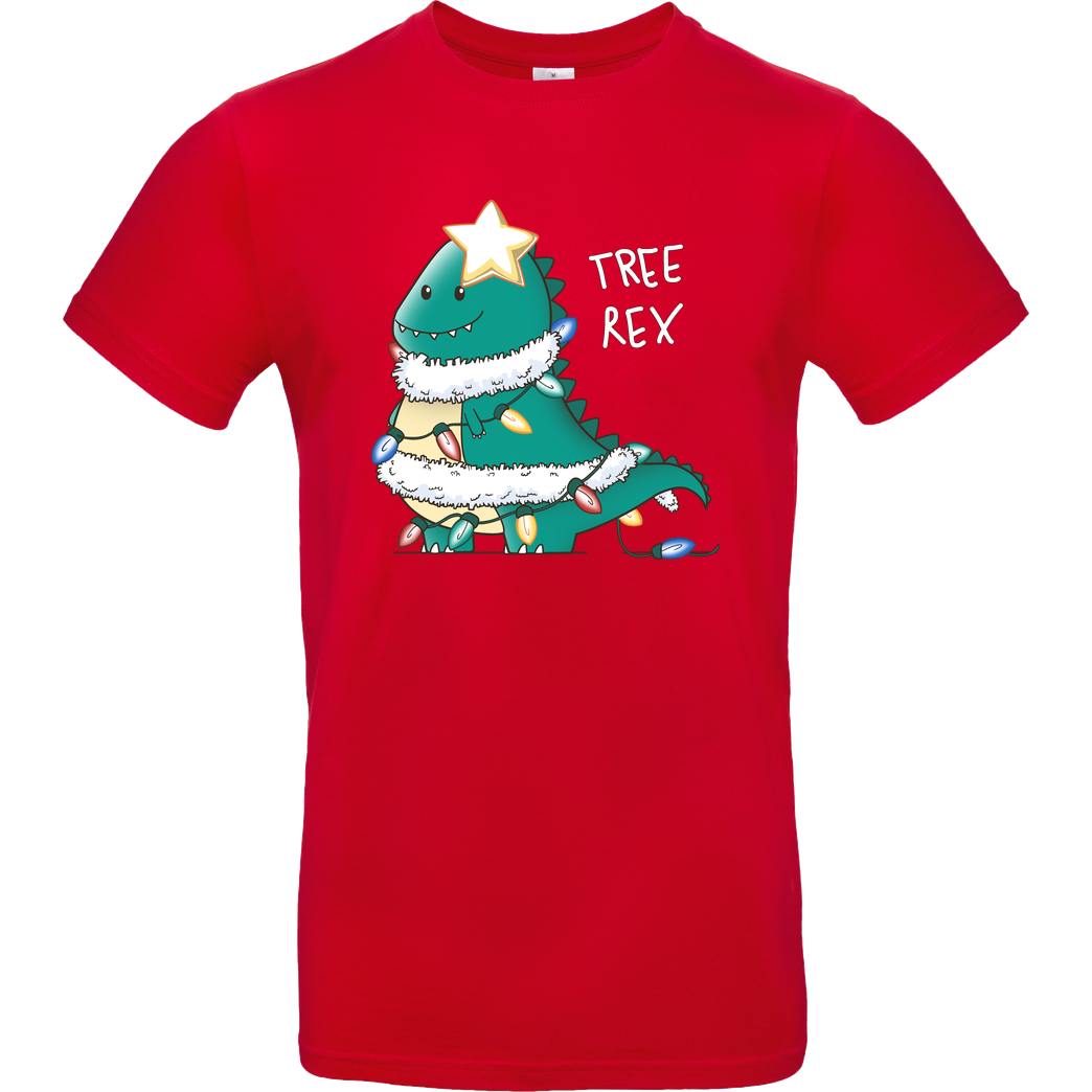 TaylorRoss1 Tree Rex T-Shirt B&C EXACT 190 - Rot