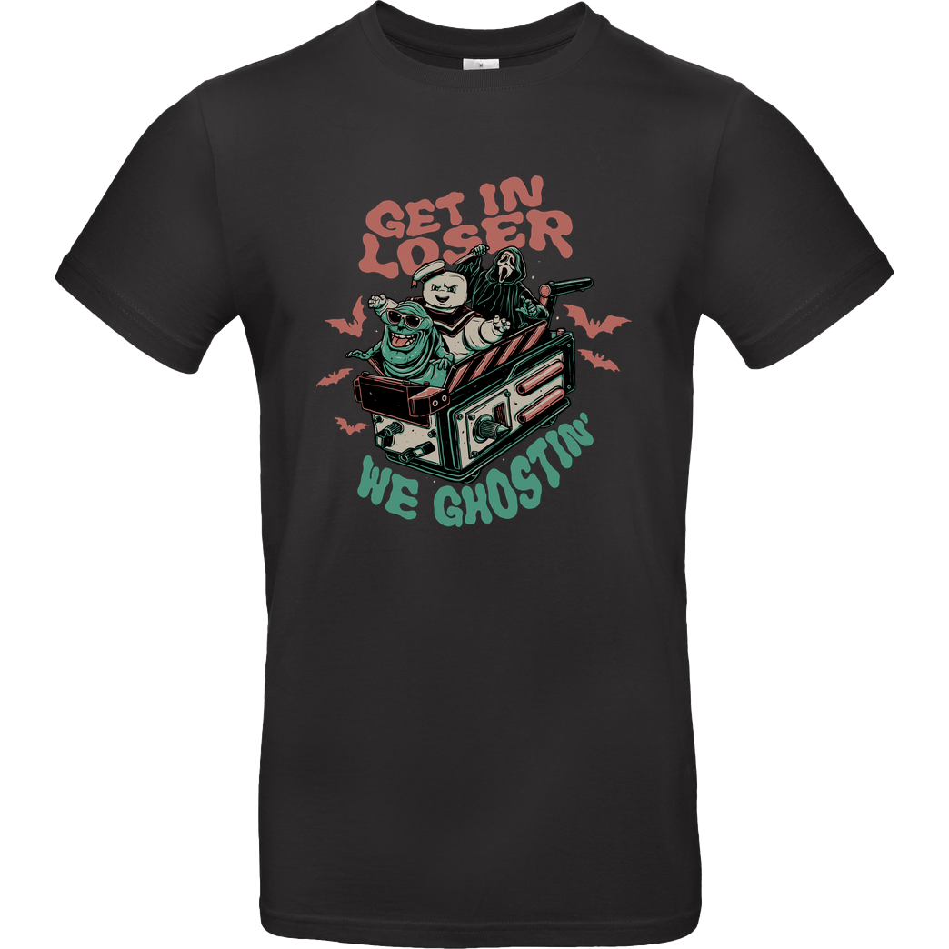 Momma Gorilla We Ghostin T-Shirt B&C EXACT 190 - Schwarz