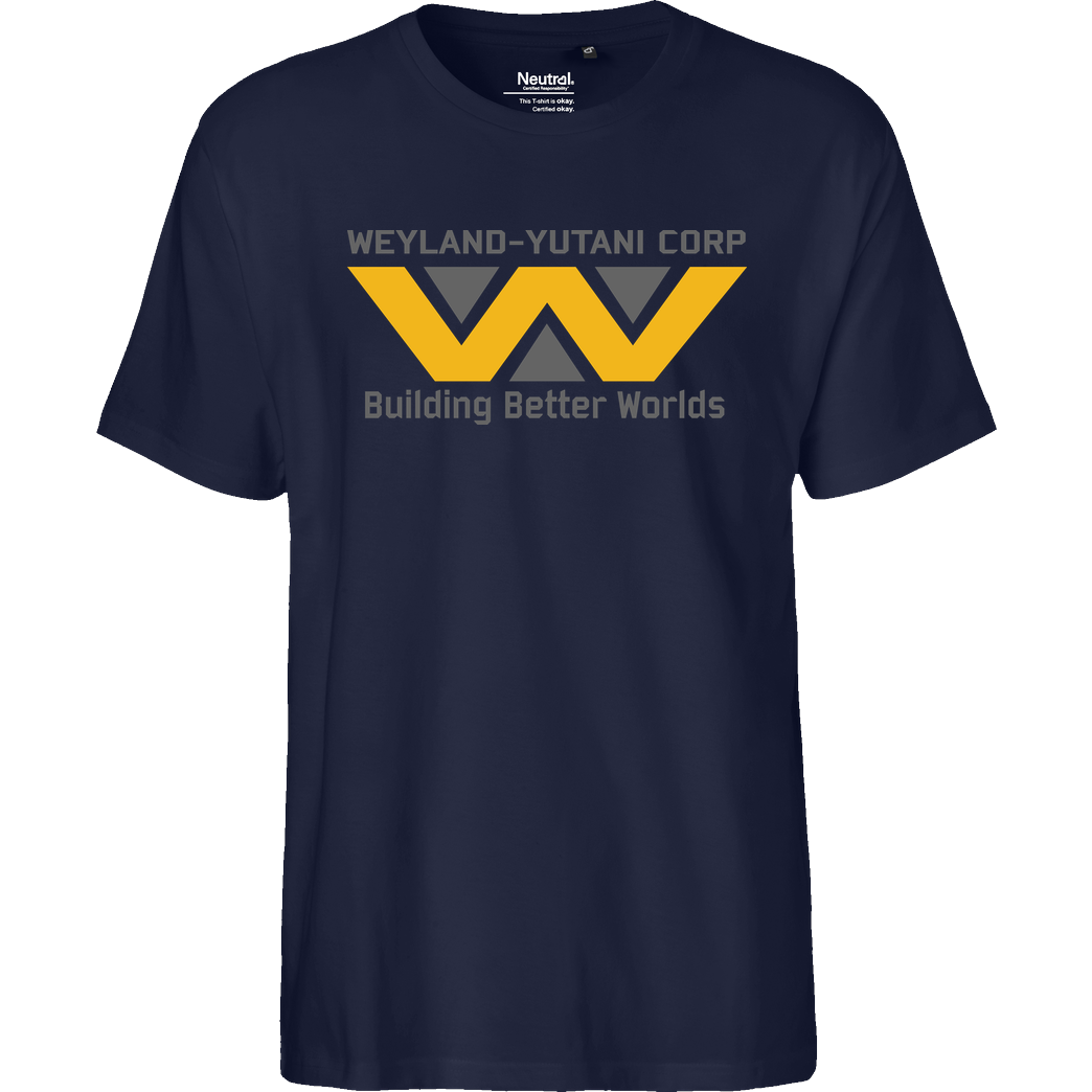 None Weyland-Yutani T-Shirt Fairtrade T-Shirt - navy