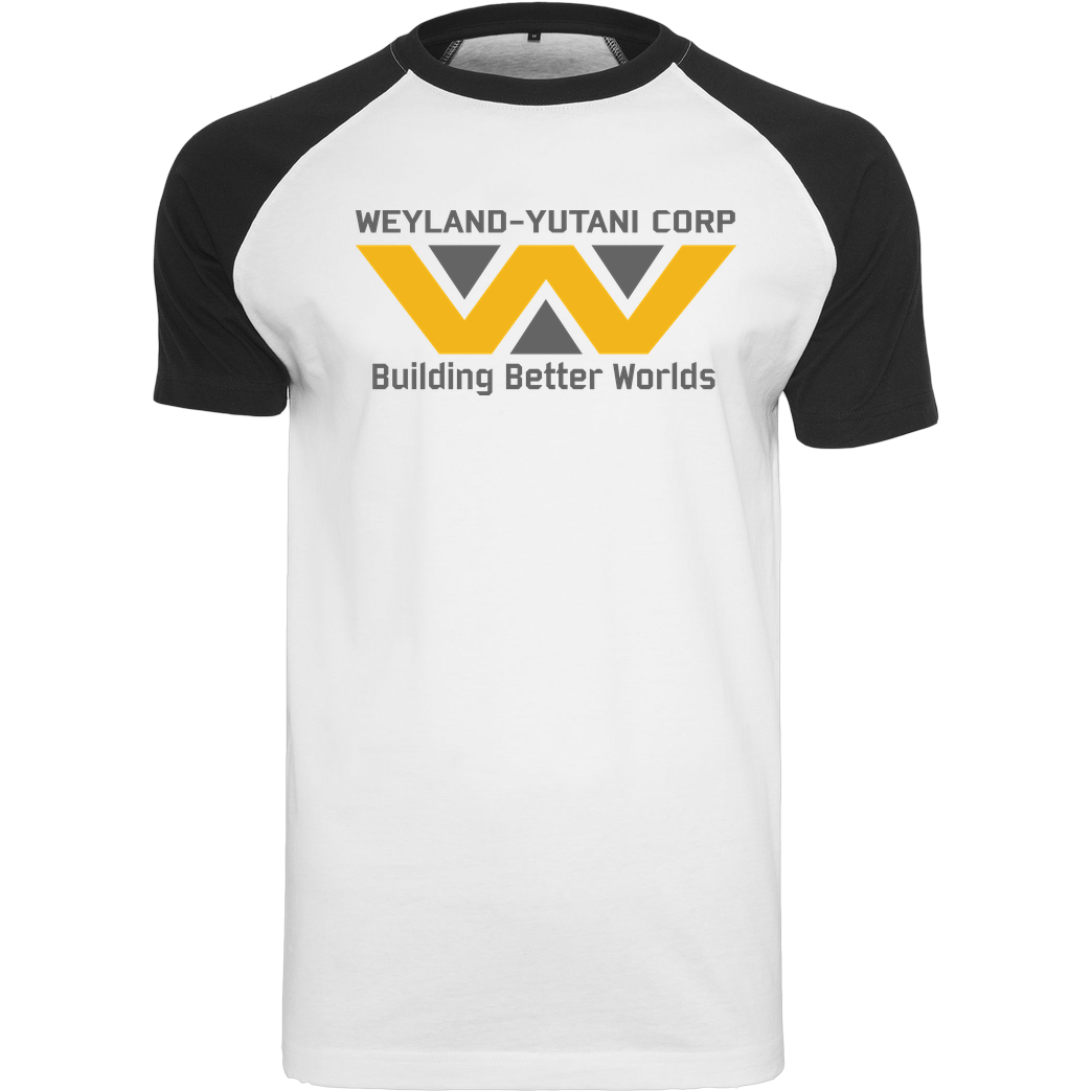 None Weyland-Yutani T-Shirt Raglan-Shirt weiß