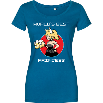 World's best Princess Damenshirt petrol