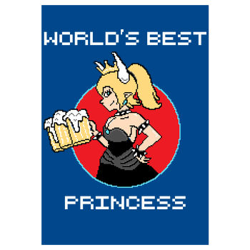 World's best Princess Kunstdruck royal