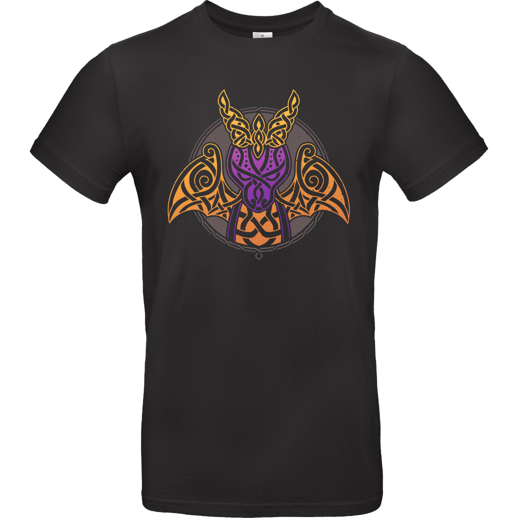 GeekyDog A Dragons Tale T-Shirt B&C EXACT 190 - Black