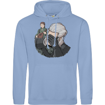 A Witchers Facepalm JH Hoodie - sky blue