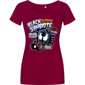 Black Symbiote Ice Cream Girlshirt berry