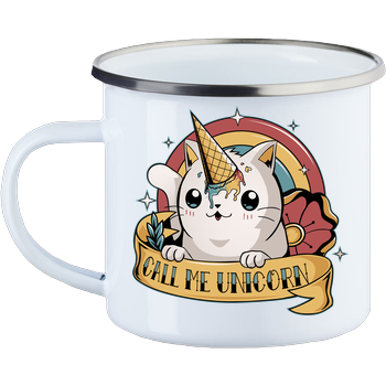 Call me Unicorn Enamel Mug