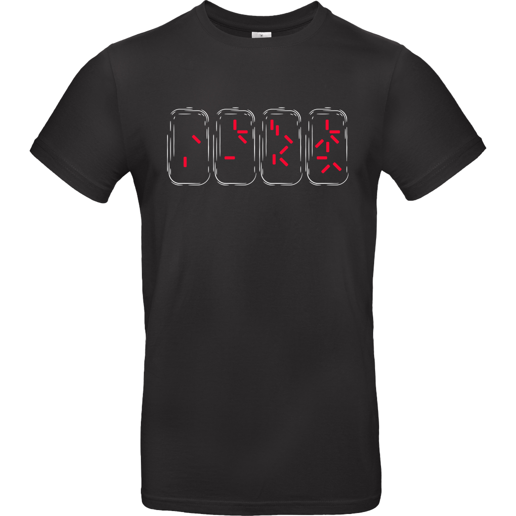 Rocketman countdown T-Shirt B&C EXACT 190 - Black