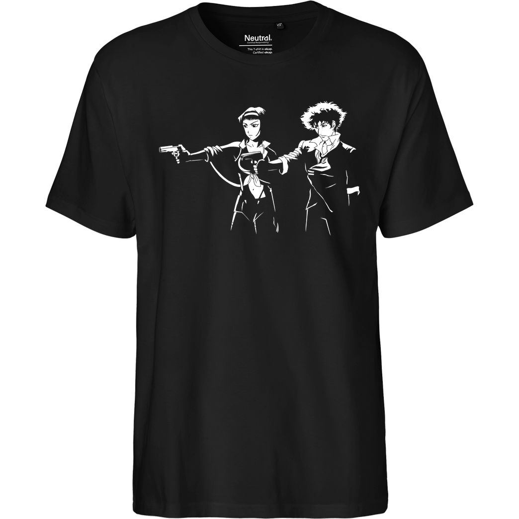 ddjvigo Cowboy Fiction T-Shirt Fairtrade T-Shirt - black