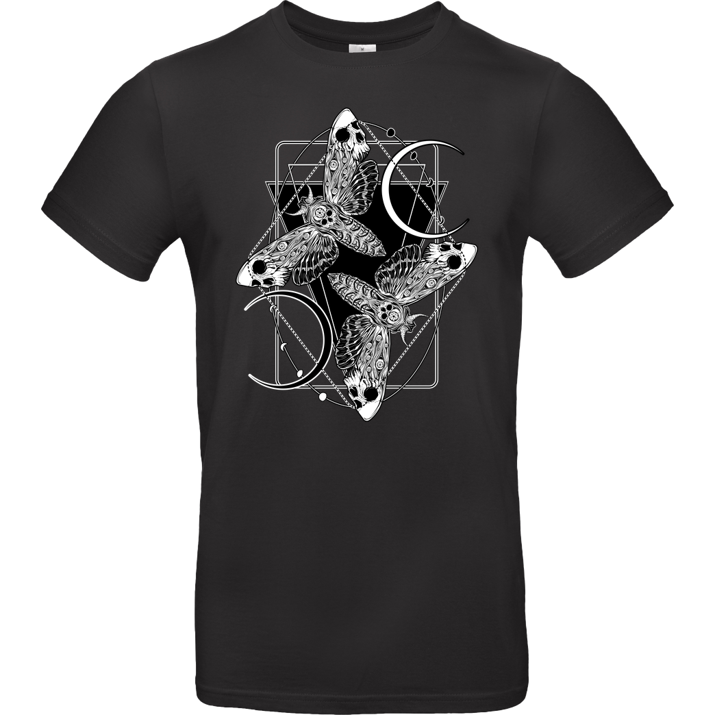 vonKowen Dance of the Death Moths T-Shirt B&C EXACT 190 - Black