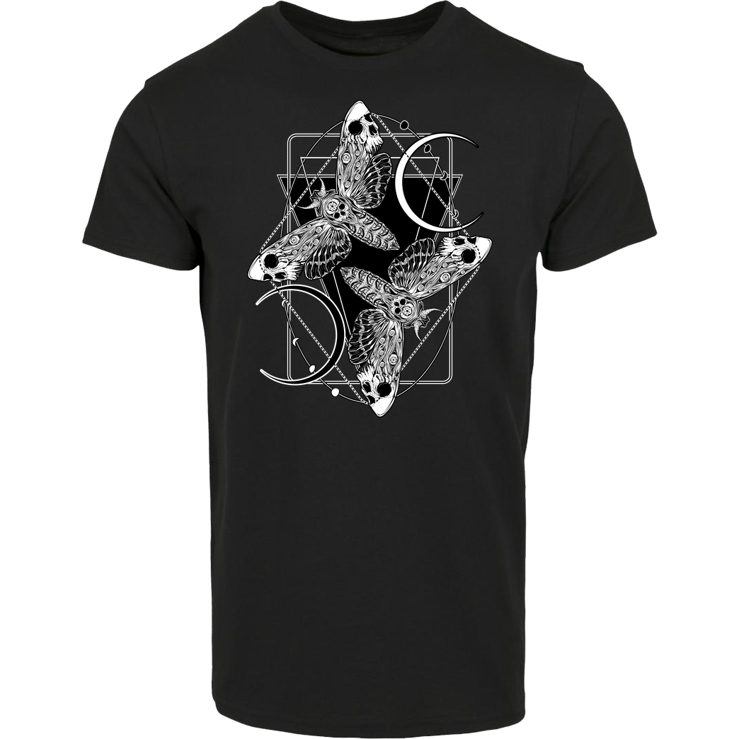 vonKowen Dance of the Death Moths T-Shirt House Brand T-Shirt - Black