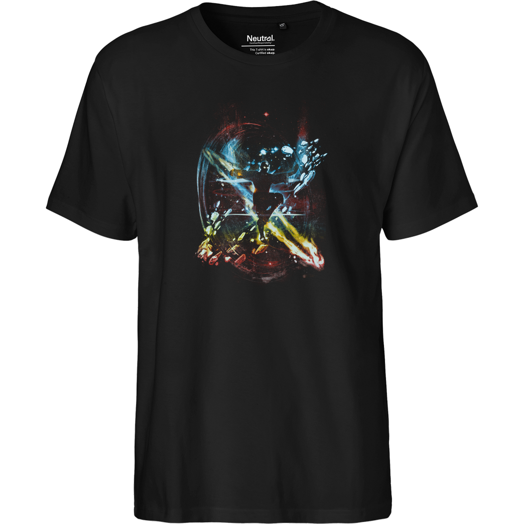 kharmazero Dancing with elements-Aang version T-Shirt Fairtrade T-Shirt - black