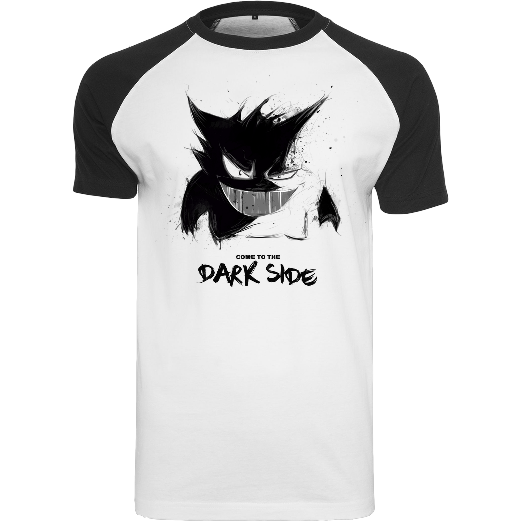 Mien Wayne Dark Side T-Shirt Raglan Tee white