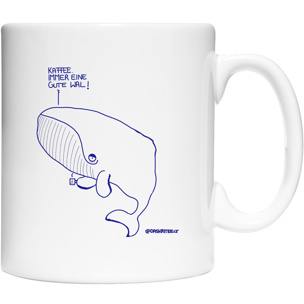 Daskritzelt DasKritzelt - Gute Wal! Sonstiges Coffee Mug