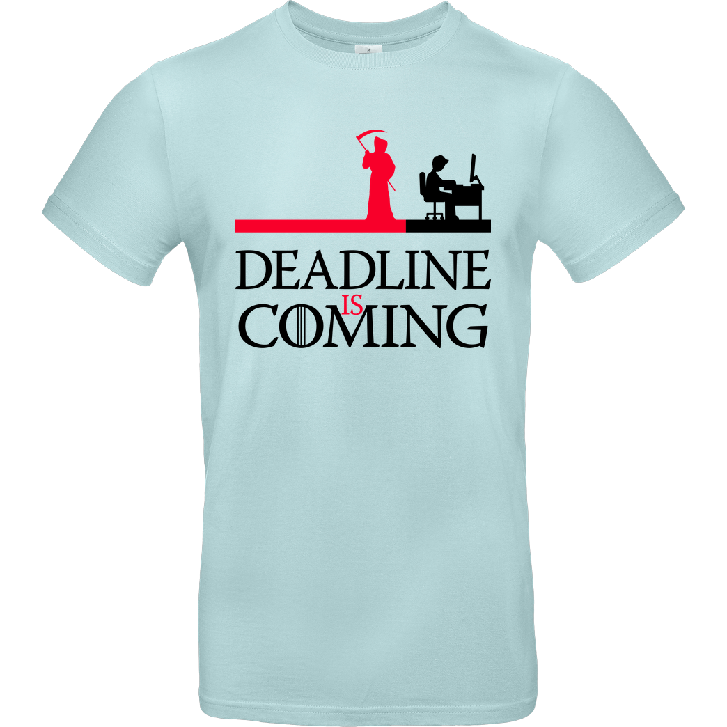 dynamitfrosch Deadline is Coming T-Shirt B&C EXACT 190 - Mint