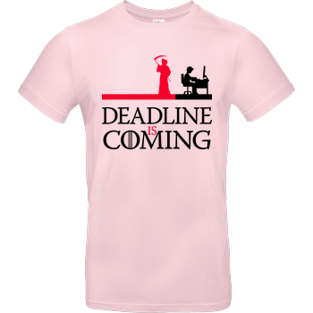 Deadline is Coming B&C EXACT 190 - Light Pink